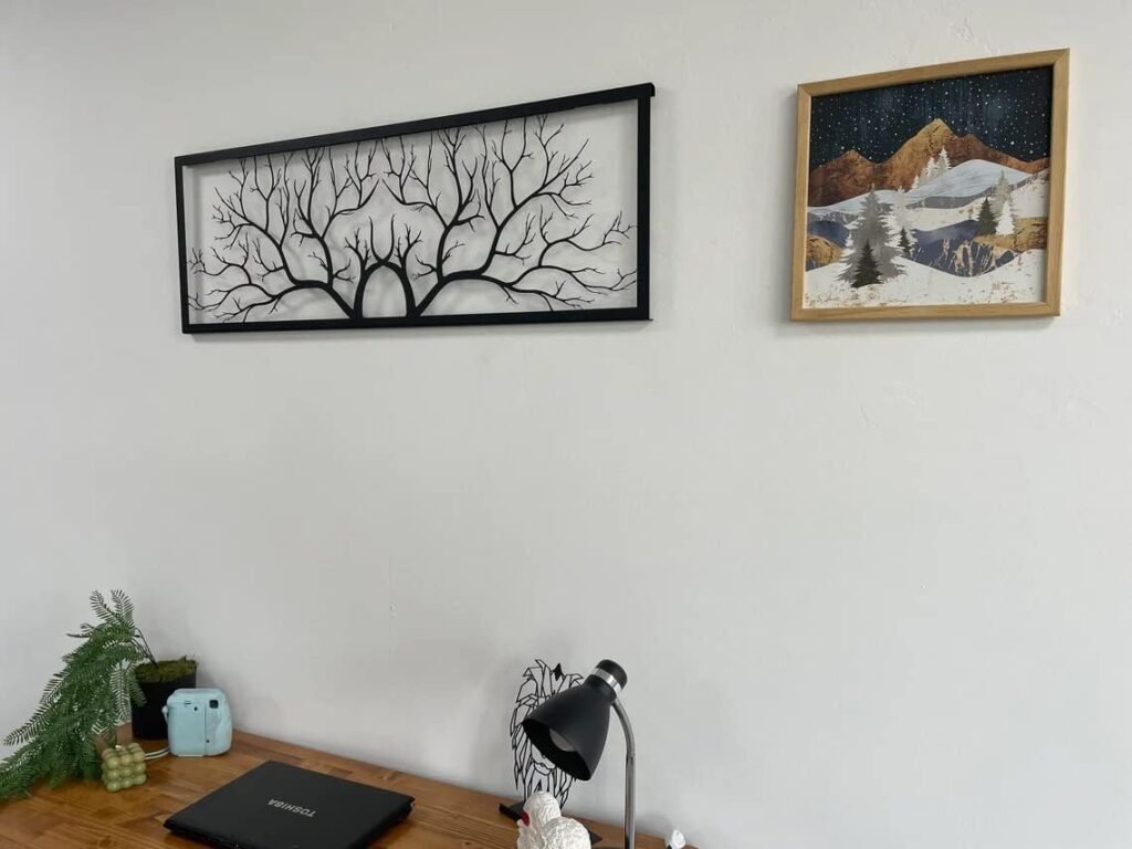 DEKADRON Metal Wall Decor, Metal Tree Wall Art, Metal Branch Wall Decoration, Home Living Room Wall Art (47 W x 17 H / 120x42cm) DEKADRON Metal Wall Decor, Metal Tree Wall Art, Metal Branch Wall Decoration, Home Living Room Wall Art (47 W x 17 H / 120x42cm)