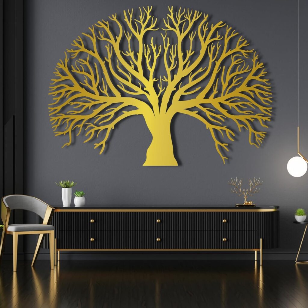 Metal Wall Decor, Metal Wall Art, Tree of Life Wall Art, Family Tree Wall Decor, Home Decor Modern, Metal Tree Wall Art, Metal Wall Art for Living Room, Tree of Life Decor (47W x 37H / 120x85cm, silver) Metal Wall Decor, Metal Wall Art, Tree of Life Wall Art, Family Tree Wall Decor, Home Decor Modern, Metal Tree Wall Art, Metal Wall Art for Living Room, Tree of Life Decor (47W x 37H / 120x85cm, silver)