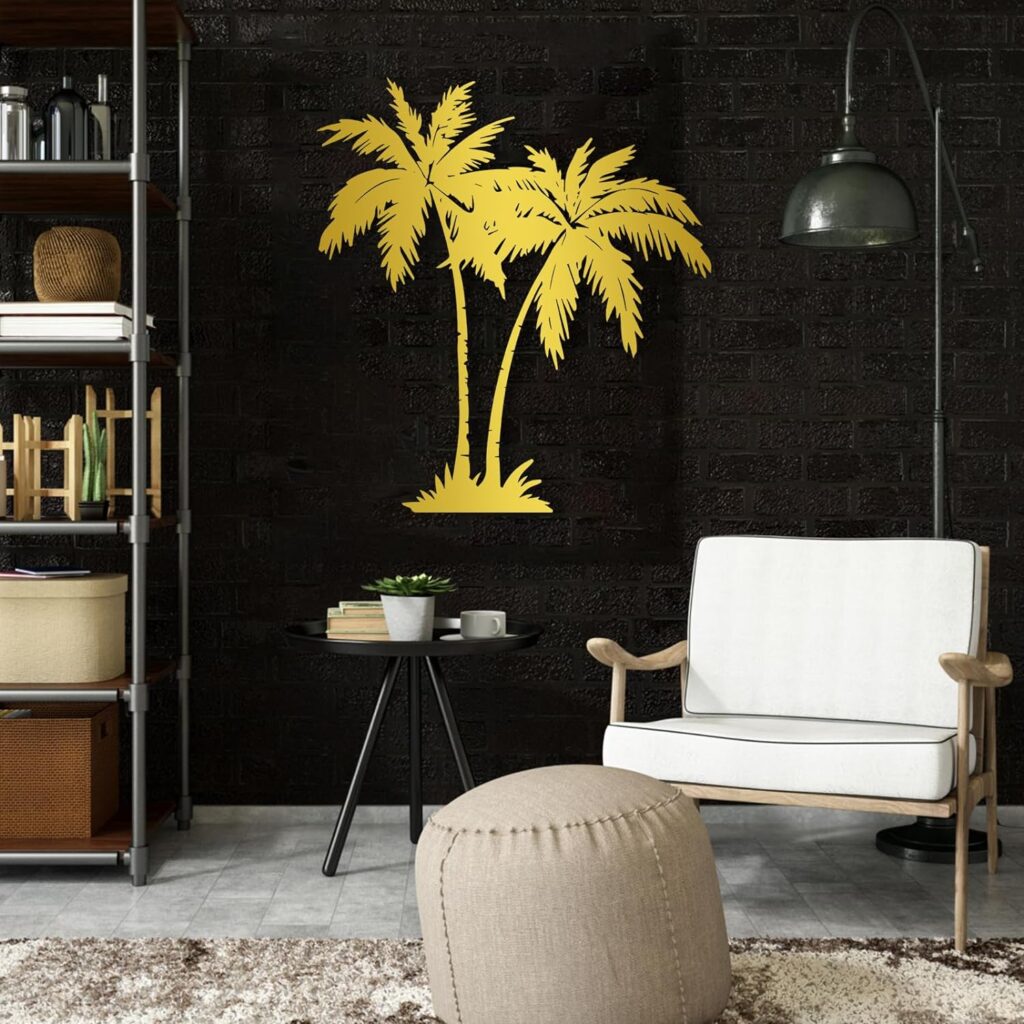 Tropical Palm Tree Metal Wall Art, Palm Leaf Art, Beach House Decor, Metal Tree Wall Art, Banana Plants Decor, Coastal House Metal Decor, Outdoor Wall Decor (Black, 41 x 37 inch / 105 x 95 cm) Tropical Palm Tree Metal Wall Art, Palm Leaf Art, Beach House Decor, Metal Tree Wall Art, Banana Plants Decor, Coastal House Metal Decor, Outdoor Wall Decor (Black, 41 x 37 inch / 105 x 95 cm)