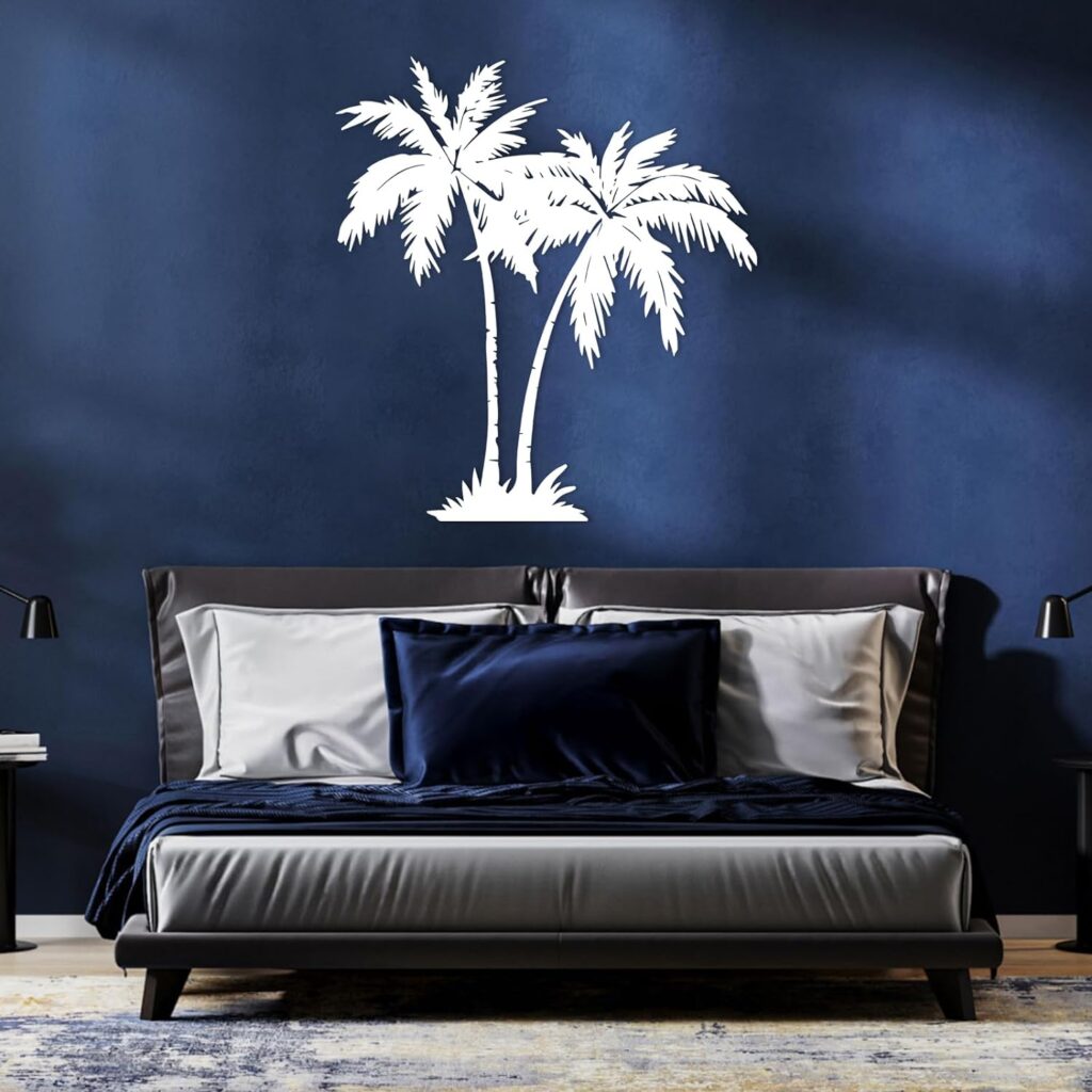 Tropical Palm Tree Metal Wall Art, Palm Leaf Art, Beach House Decor, Metal Tree Wall Art, Banana Plants Decor, Coastal House Metal Decor, Outdoor Wall Decor (Black, 41 x 37 inch / 105 x 95 cm) Tropical Palm Tree Metal Wall Art, Palm Leaf Art, Beach House Decor, Metal Tree Wall Art, Banana Plants Decor, Coastal House Metal Decor, Outdoor Wall Decor (Black, 41 x 37 inch / 105 x 95 cm)
