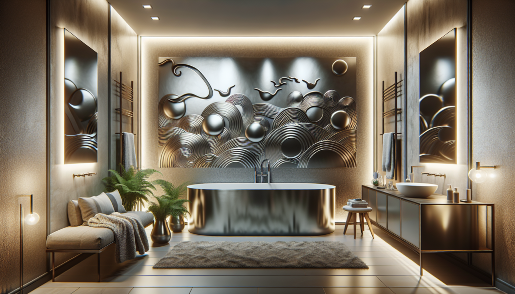 Incorporating Metal Wall Art in Your Bathroom Decor