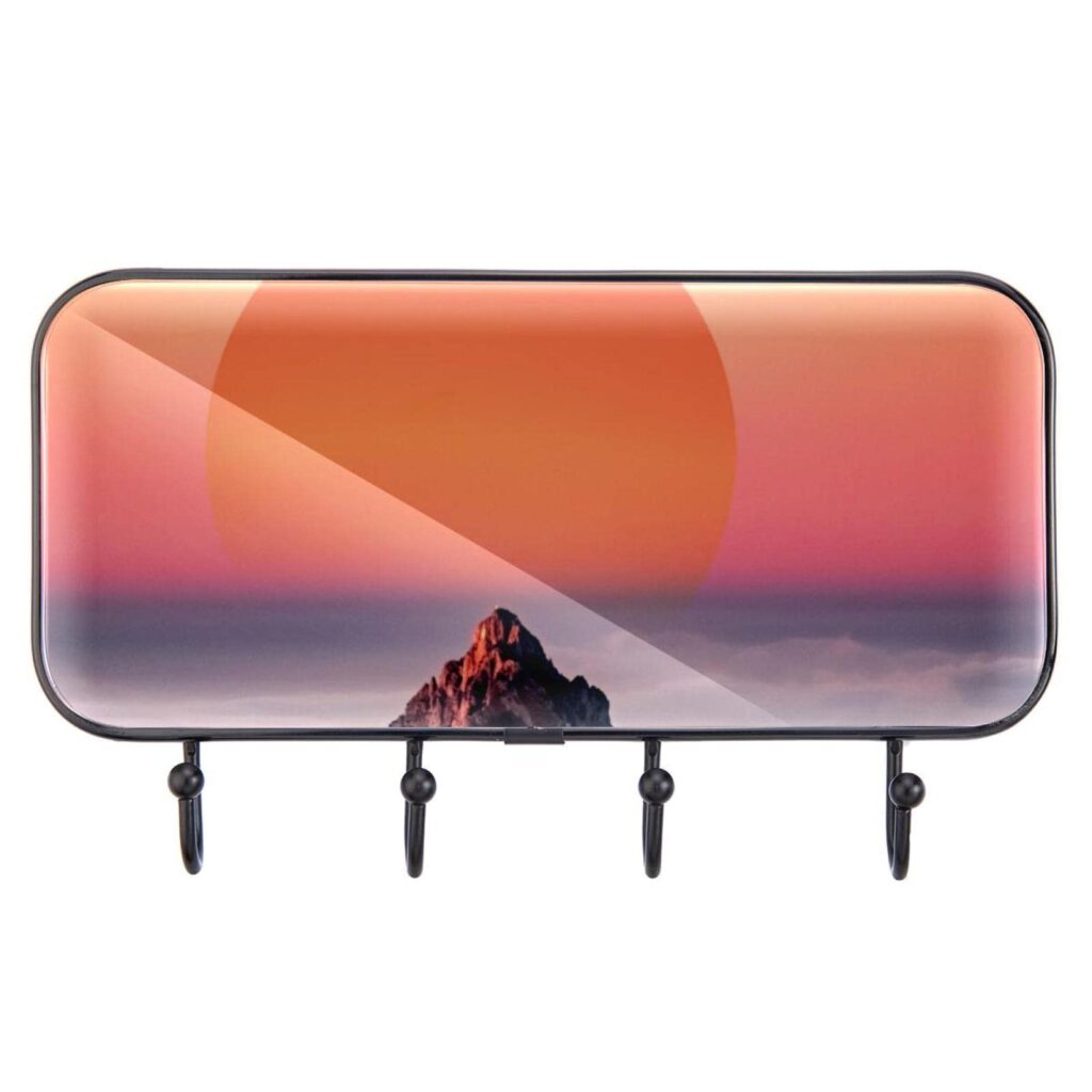 Hanging Metal Mountain Wall Art: Adhesive Hooks or Other Options?