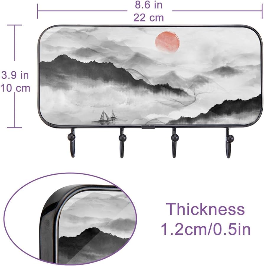 Hanging Metal Mountain Wall Art: Adhesive Hooks or Other Options?